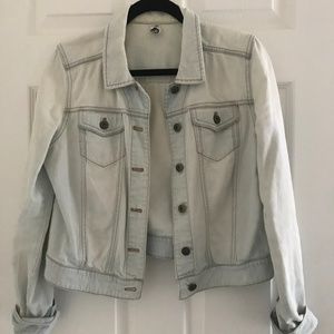 BP Light Blue Distressed Denim Jacket